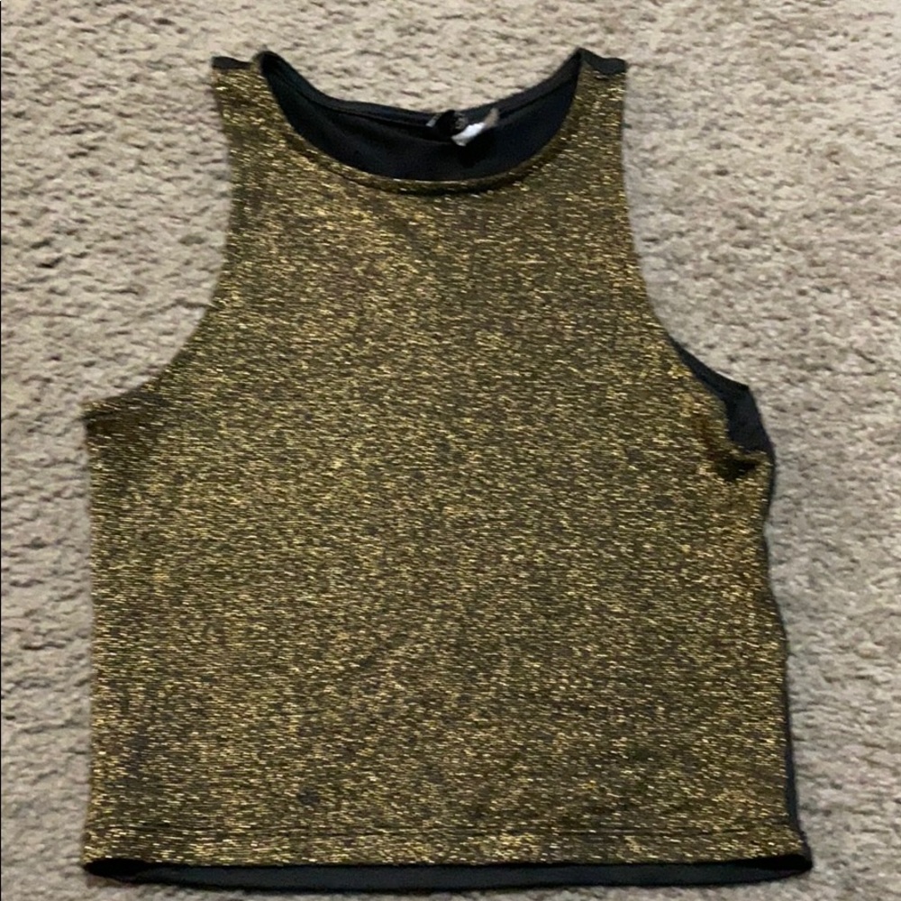 Gold Sparkly Top